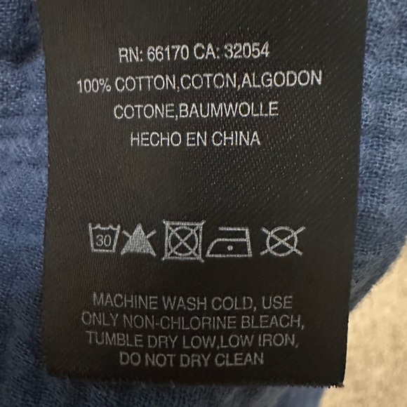 LaBiz Maronie Relaxed Gauze Blue Shortalls Jumper Romper Pockets Women’s XS - Picture 11 of 16